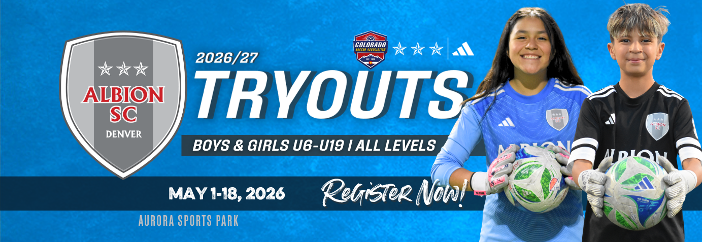 ALBION SC Denver Tryouts 2026-2027