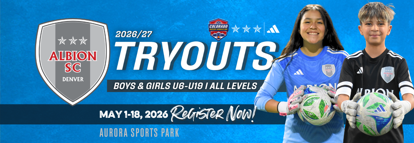 ALBION SC Denver Tryouts 2026-2027